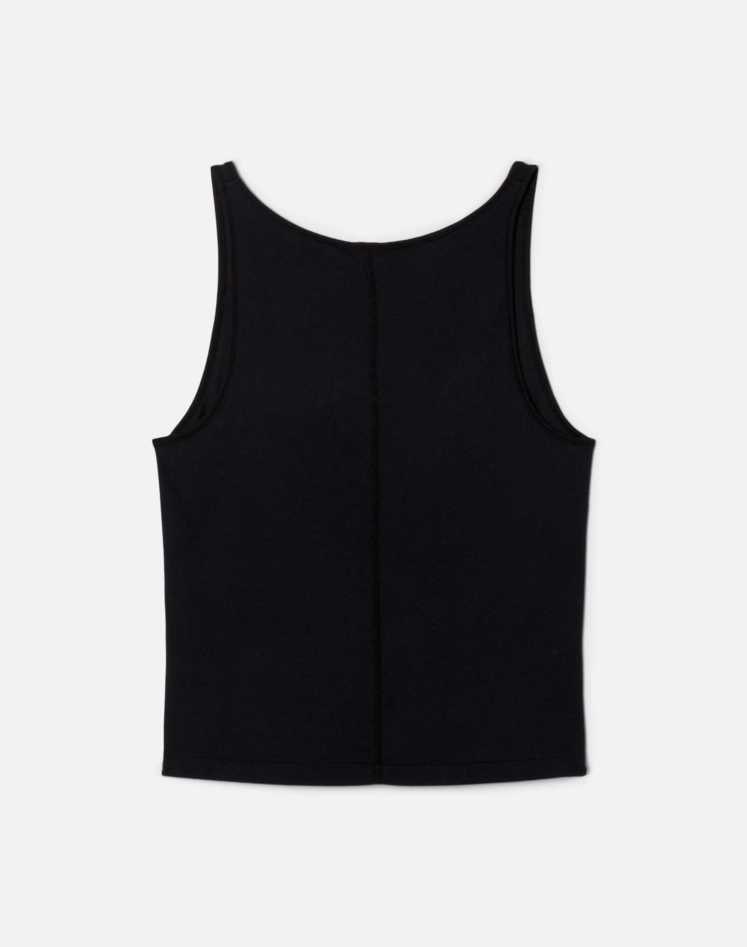Womens | Hanes Slim V Neck Tank | Vintage Black