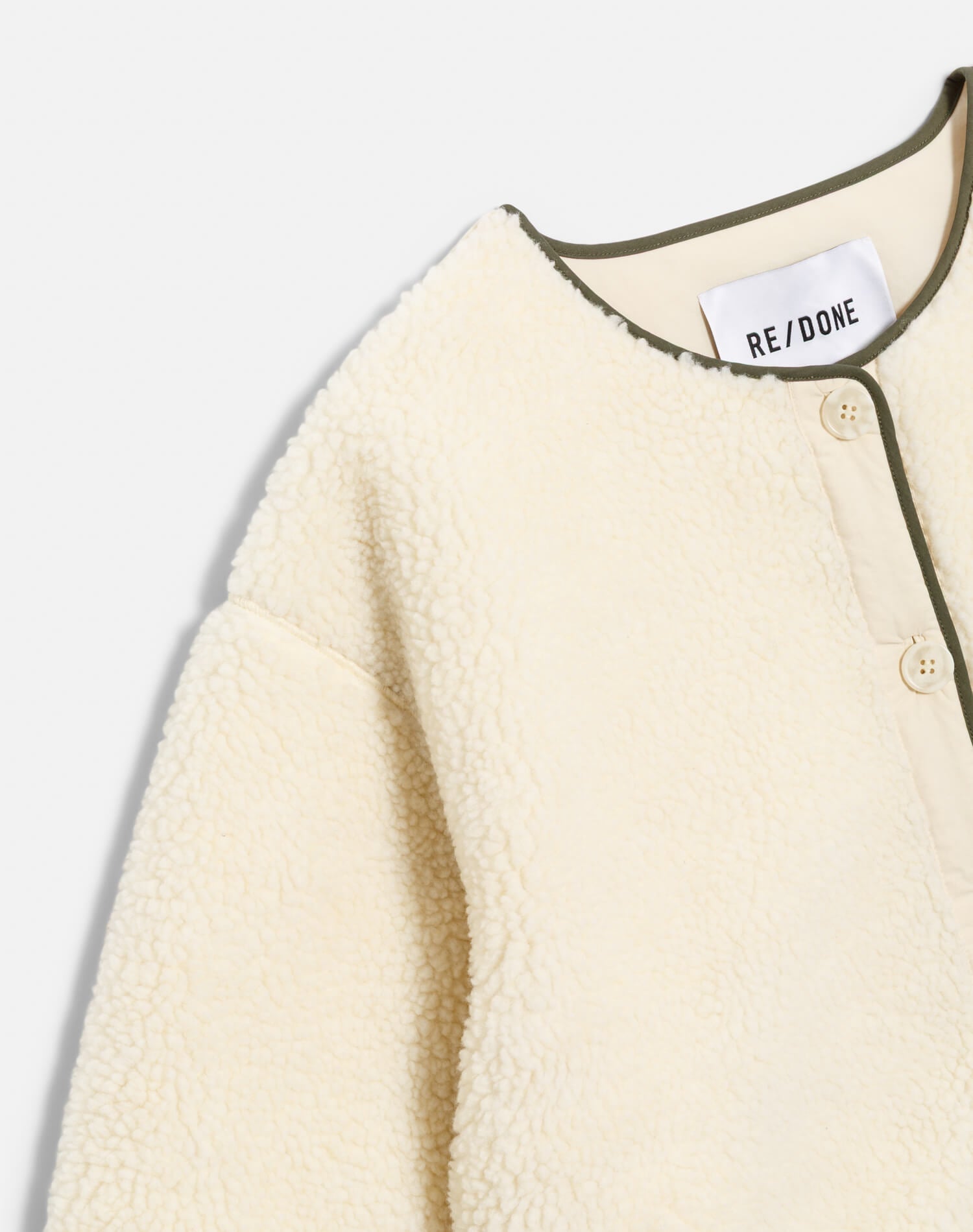 Womens | Cocoon Liner Jacket | Vintage White