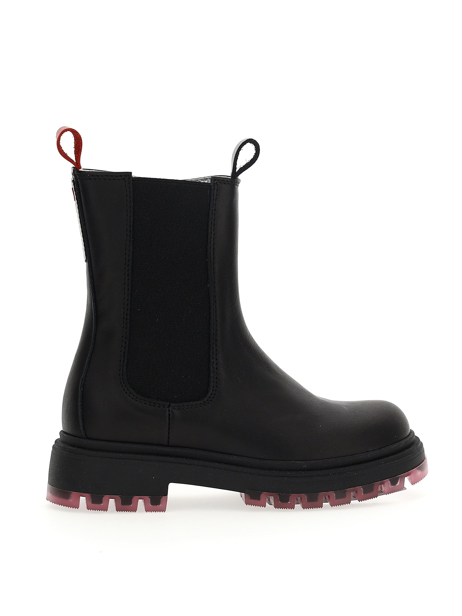 Girls | Leather Boots | Black