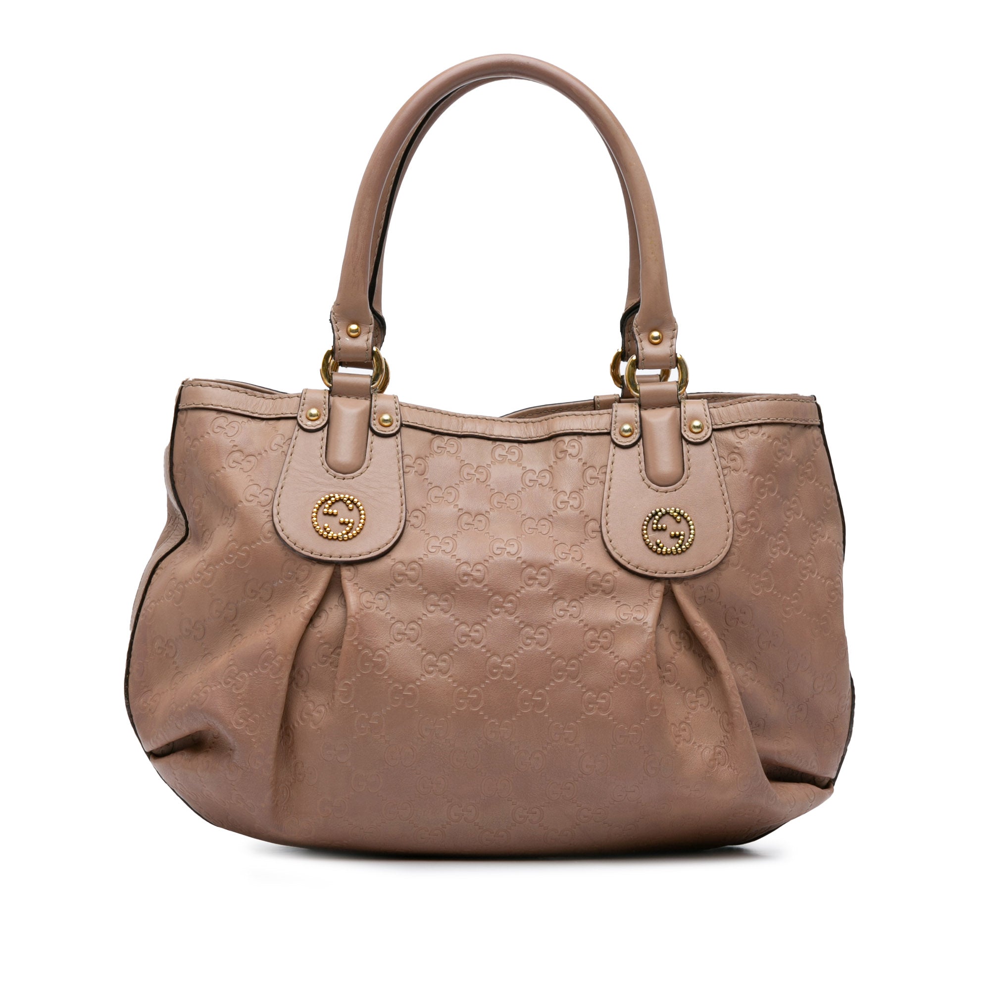 Gucci | Pre-Owned Guccissima Scarlett Tote | Brown/Nude