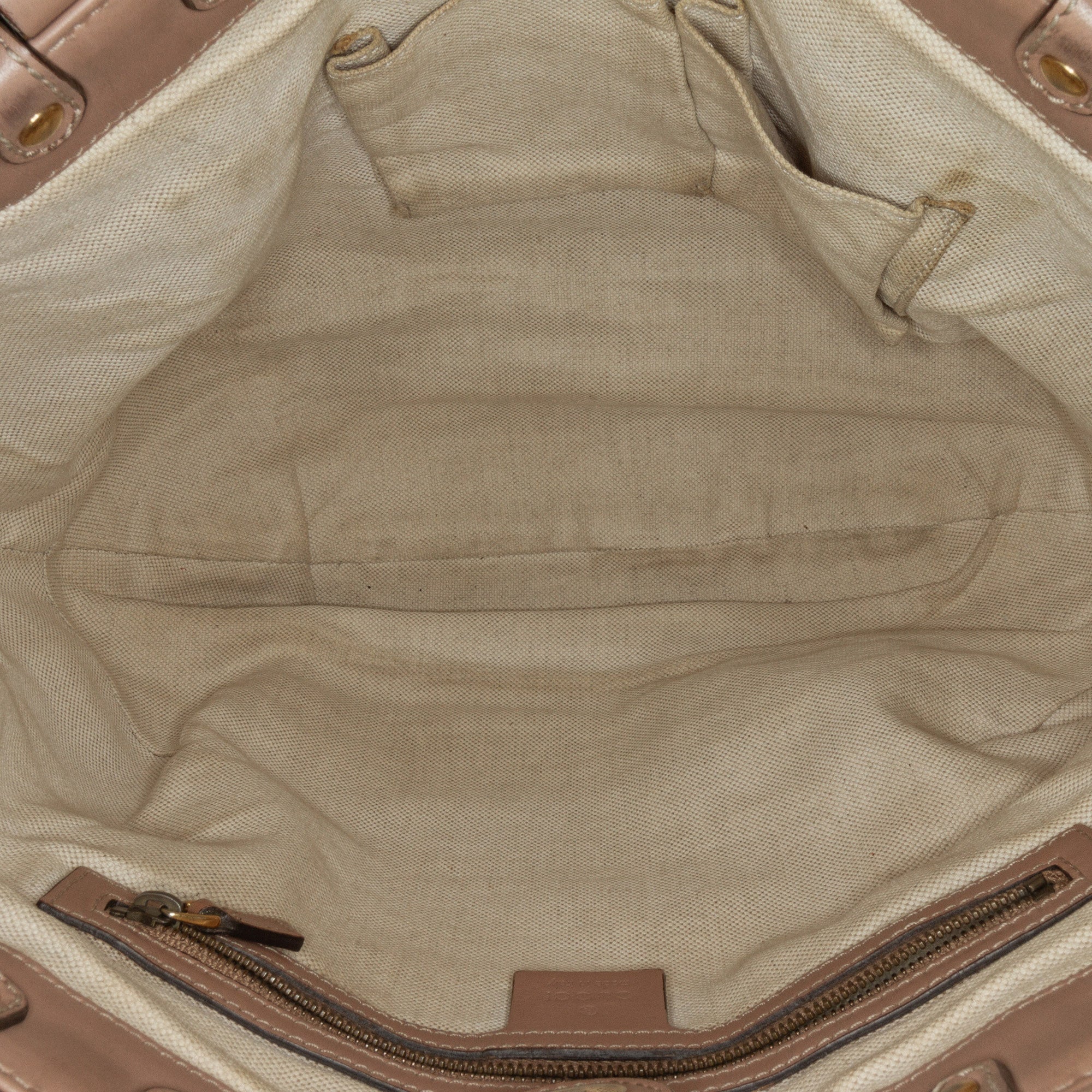 Gucci | Pre-Owned Guccissima Scarlett Tote | Brown/Nude