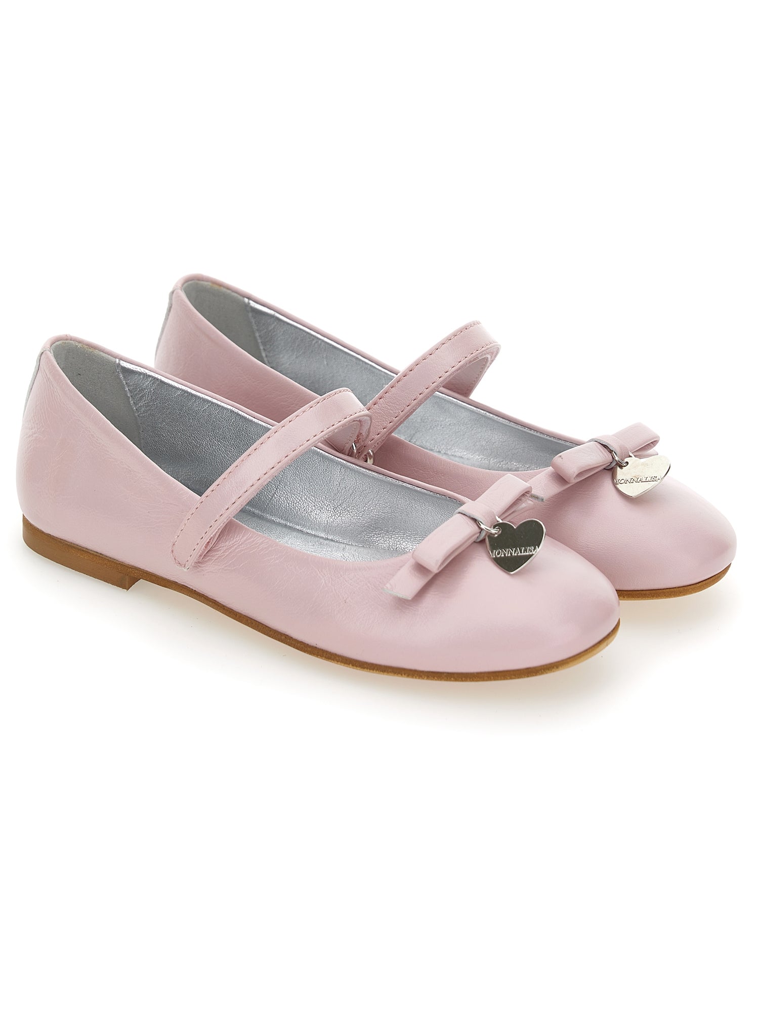Girls | Iridescent Leather Ballet Flats | FairyTale Pink