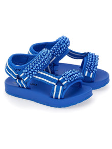 Girls | Hi-Tech Sandals With Pearls | Electric Blue