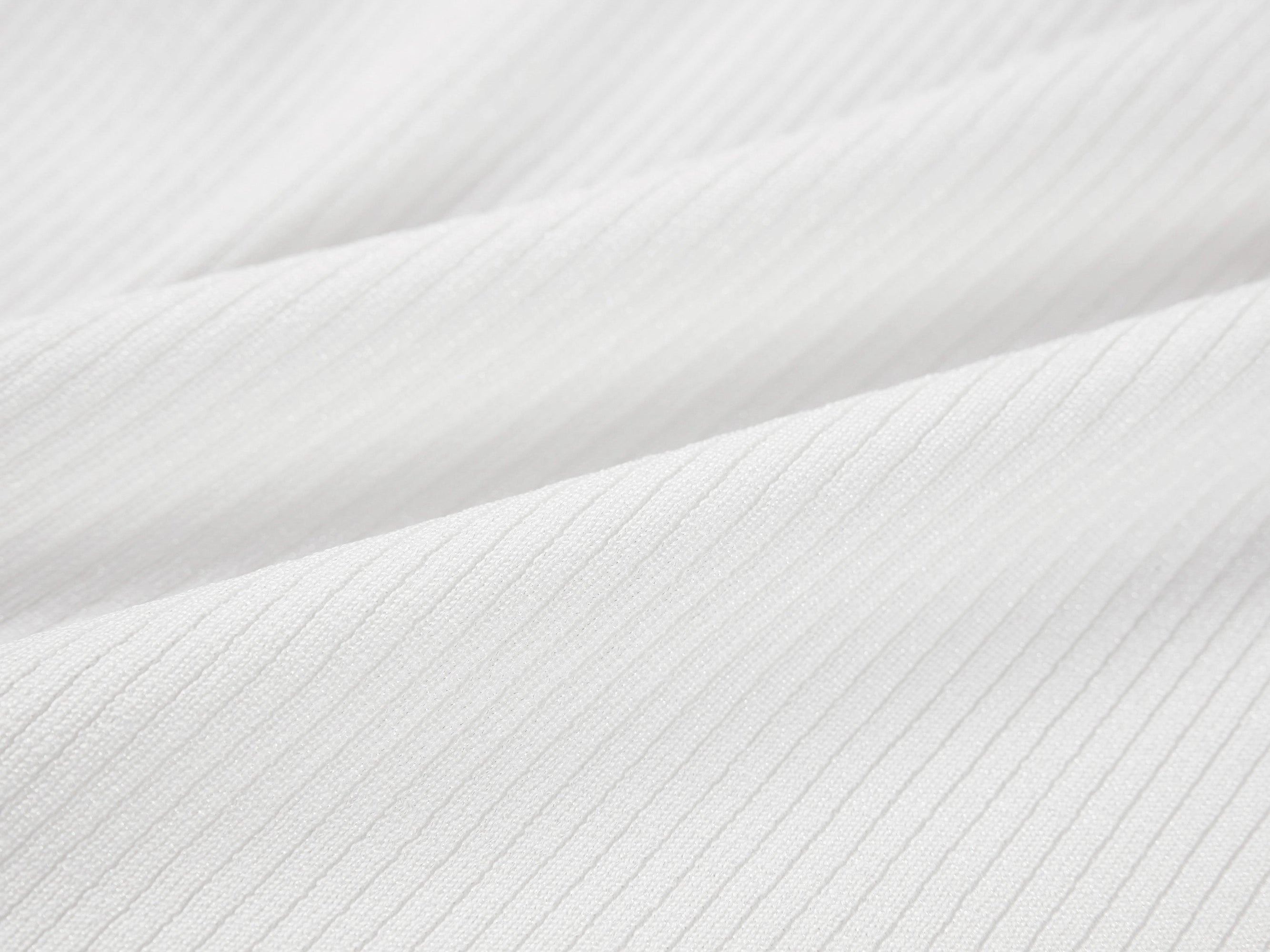 Short Sleeve Knit Top | White