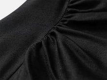 Midi Camisole Squarneck Dress | Black