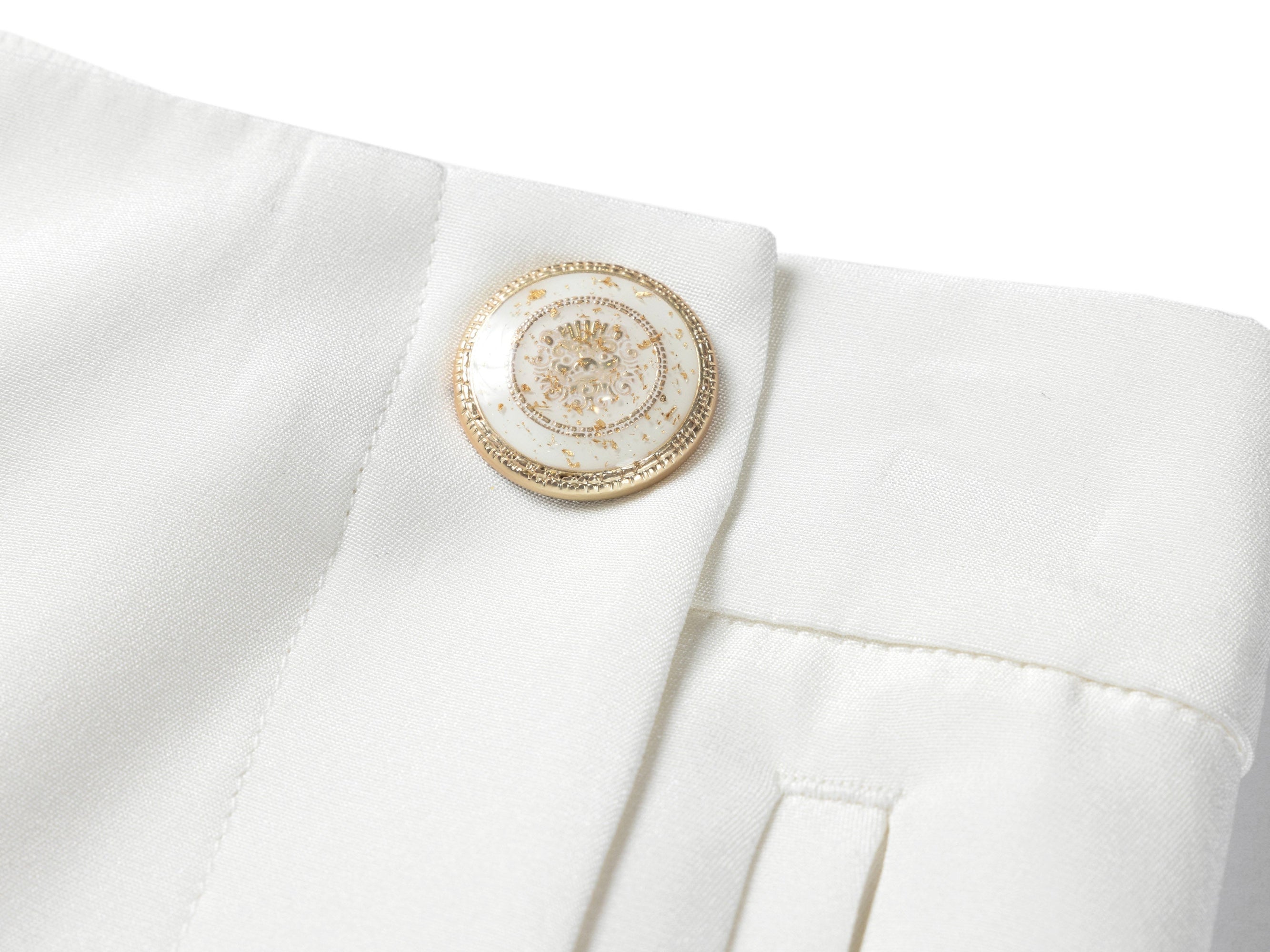 Straight Pants | White