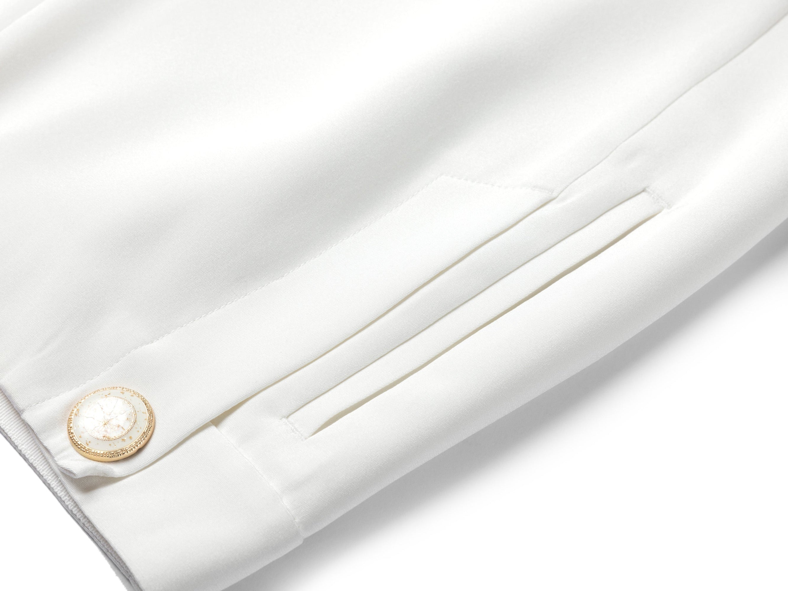 Straight Pants | White