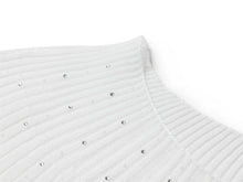 Triacetate Knit Cardigan | White