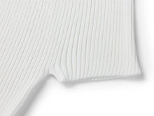 Triacetate Knit Cardigan | White