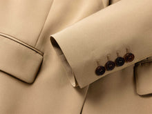 Silk Suit Jacket | Khaki