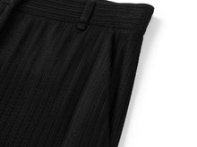 Stretch Denim Suit Pant | Black