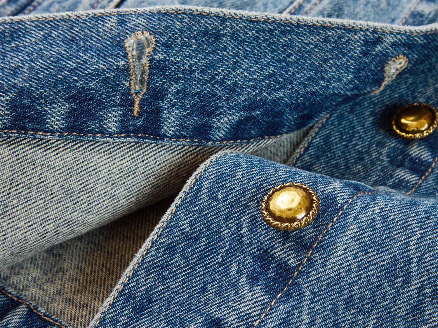 Retro Denim Jacket | Blue