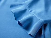 Silk Pleated Blouse | Blue