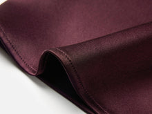 v neck high waist dress | Wine Red