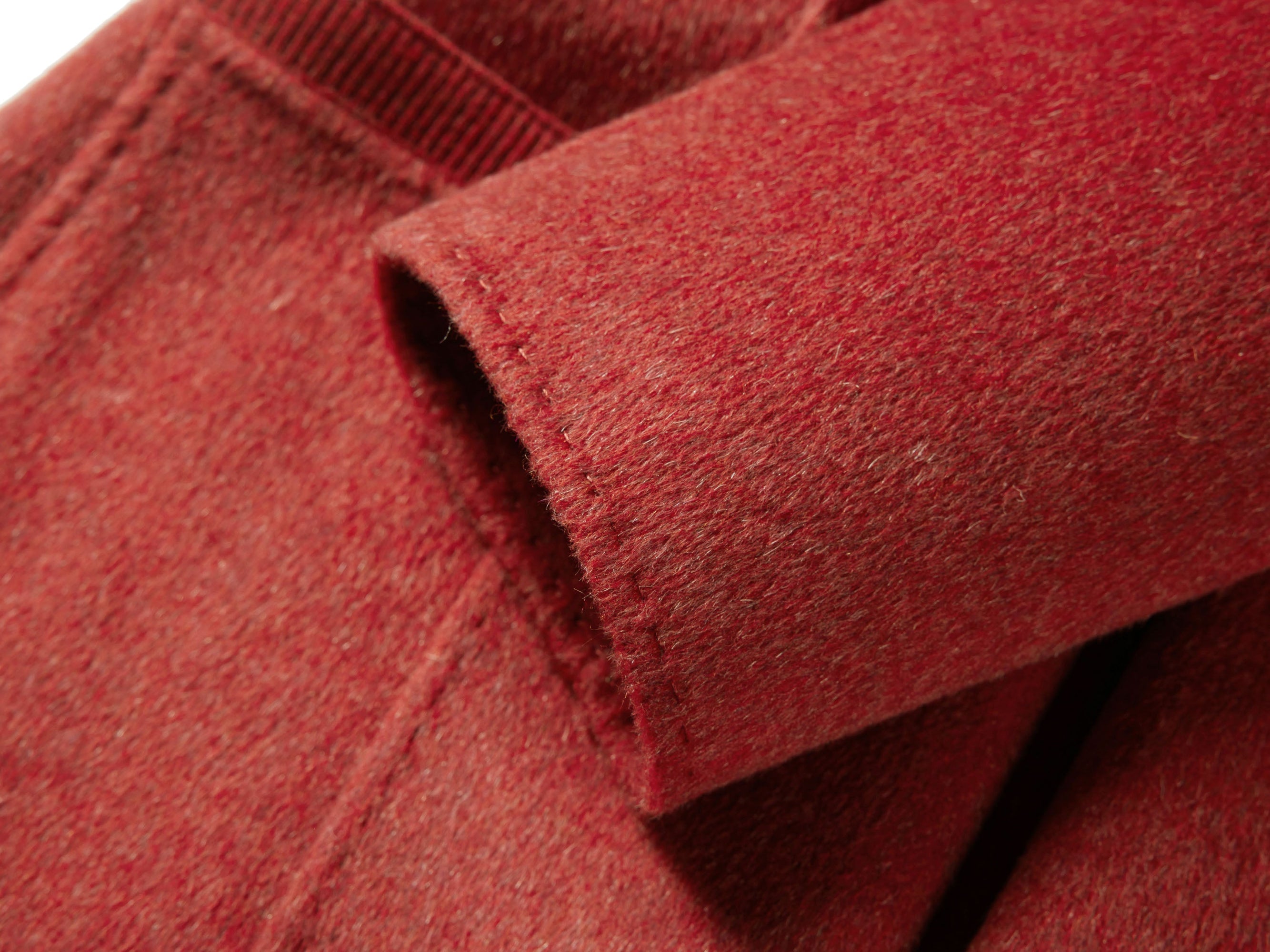 Wool Coat | Red