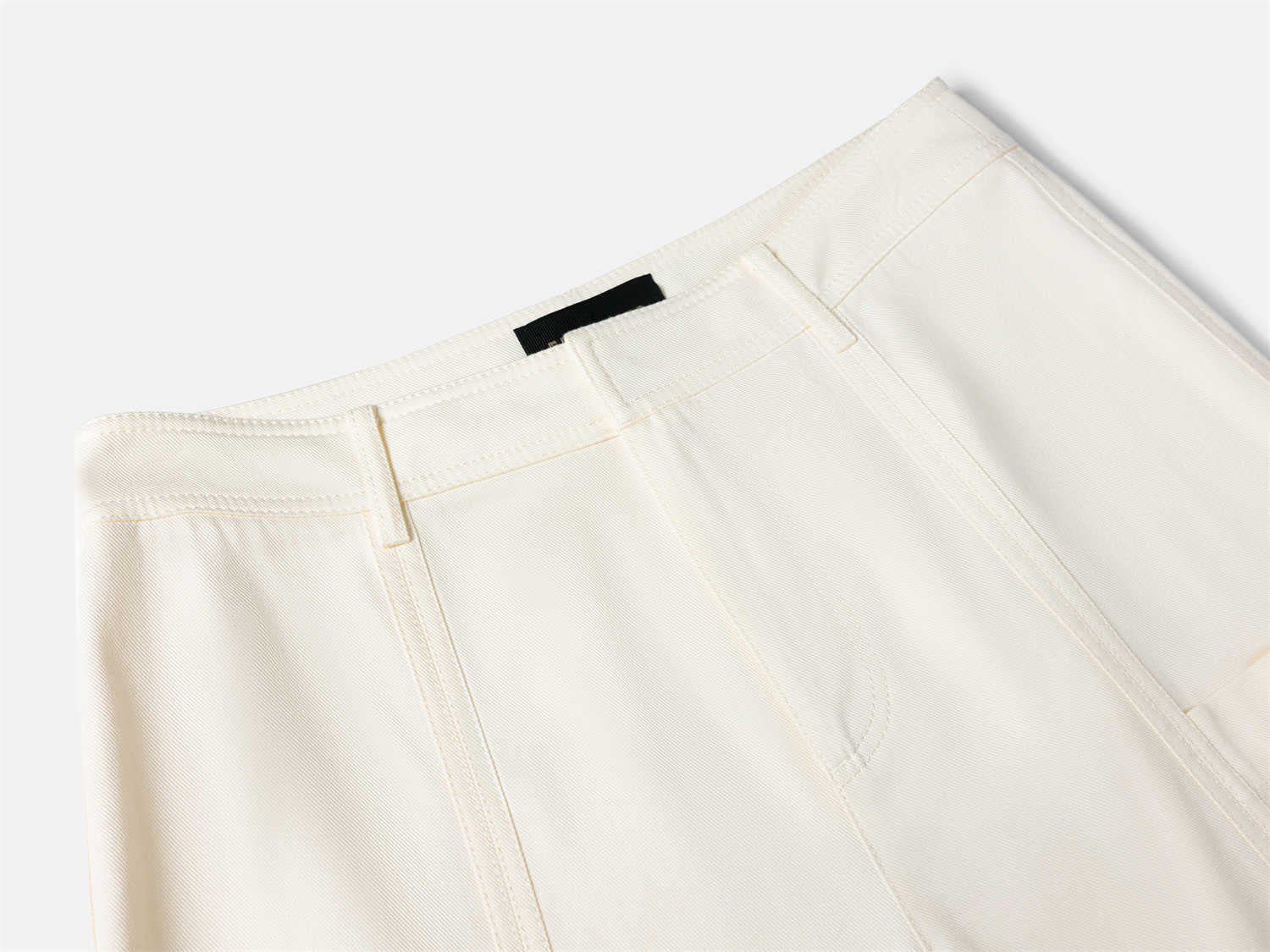 Simple-designed Straight Pants | Beige
