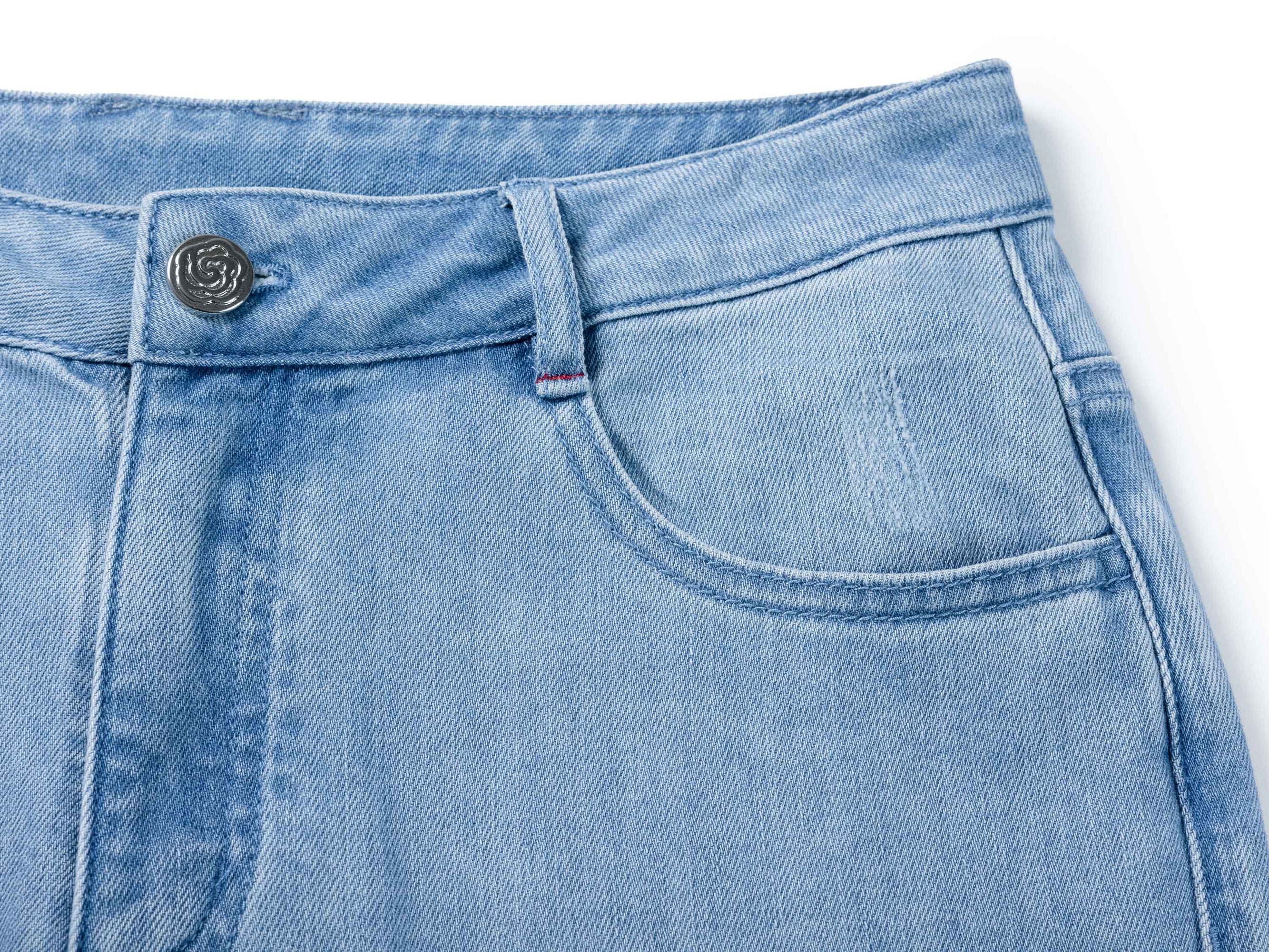 Straight Leg Jeans | Blue