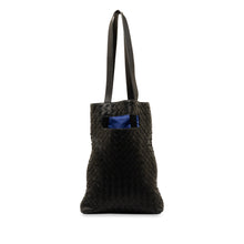 Bottega Veneta | Pre-Owned Intrecciato Nappa Slot North South Tote | Black