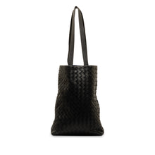 Bottega Veneta | Pre-Owned Intrecciato Nappa Slot North South Tote | Black