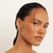 Wind Earrings | Gold-Plated on Brass