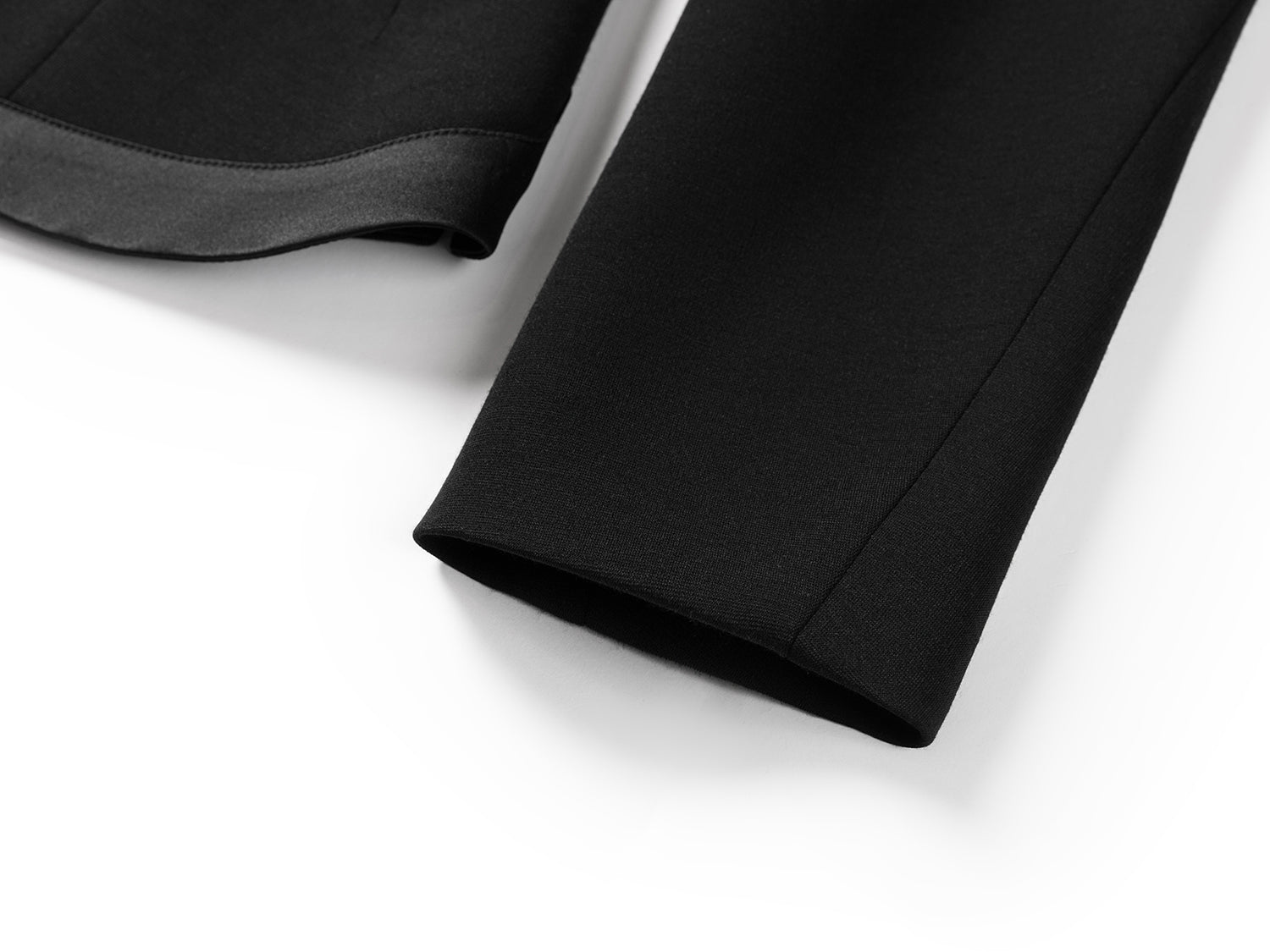 Merino Wool Suit Jacket | Black