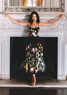 Alba Midi Dress | Nectar Black
