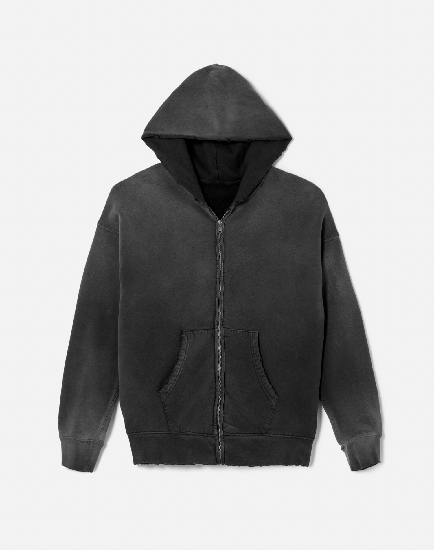 Mens | Zip Hoody | Sun Faded Black