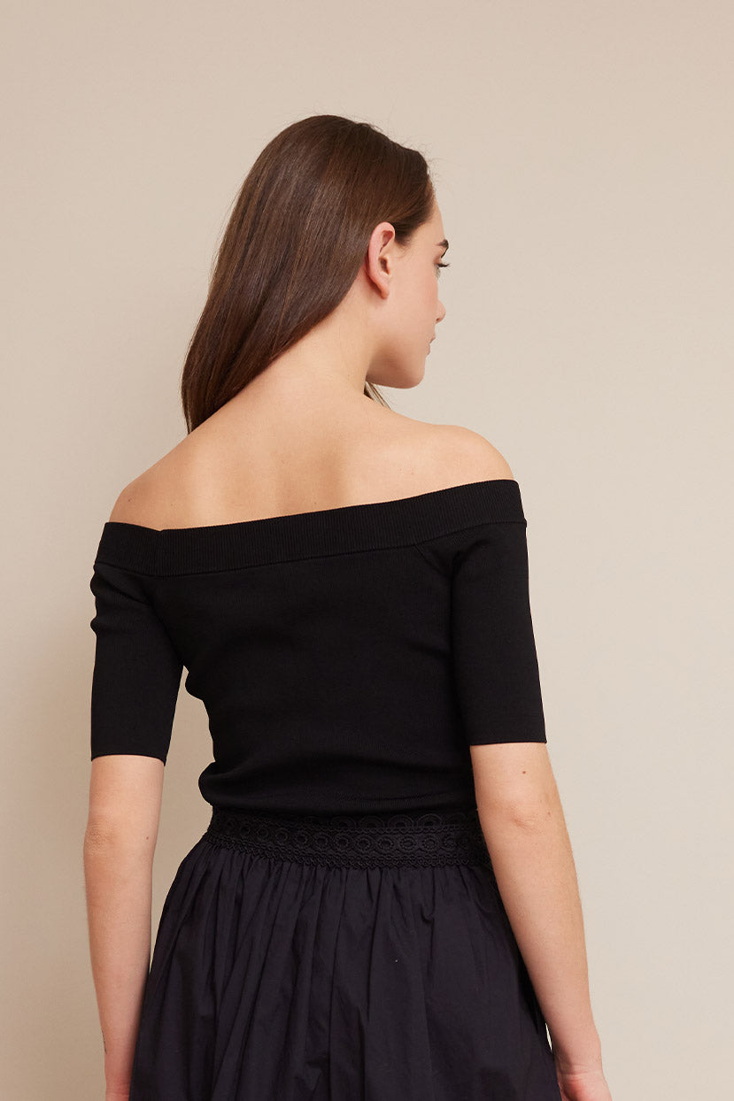 Valentina Top | Black