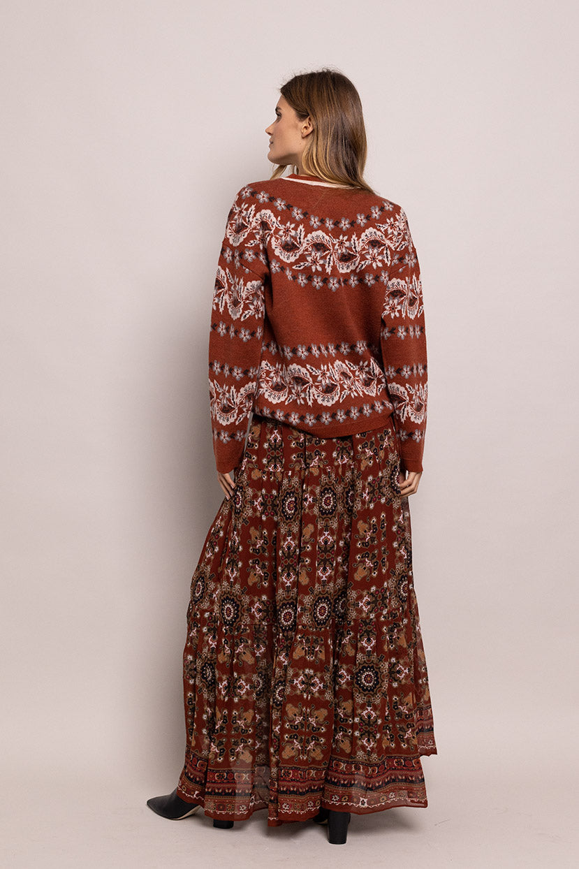 Milu Skirt | Red Rita Tile