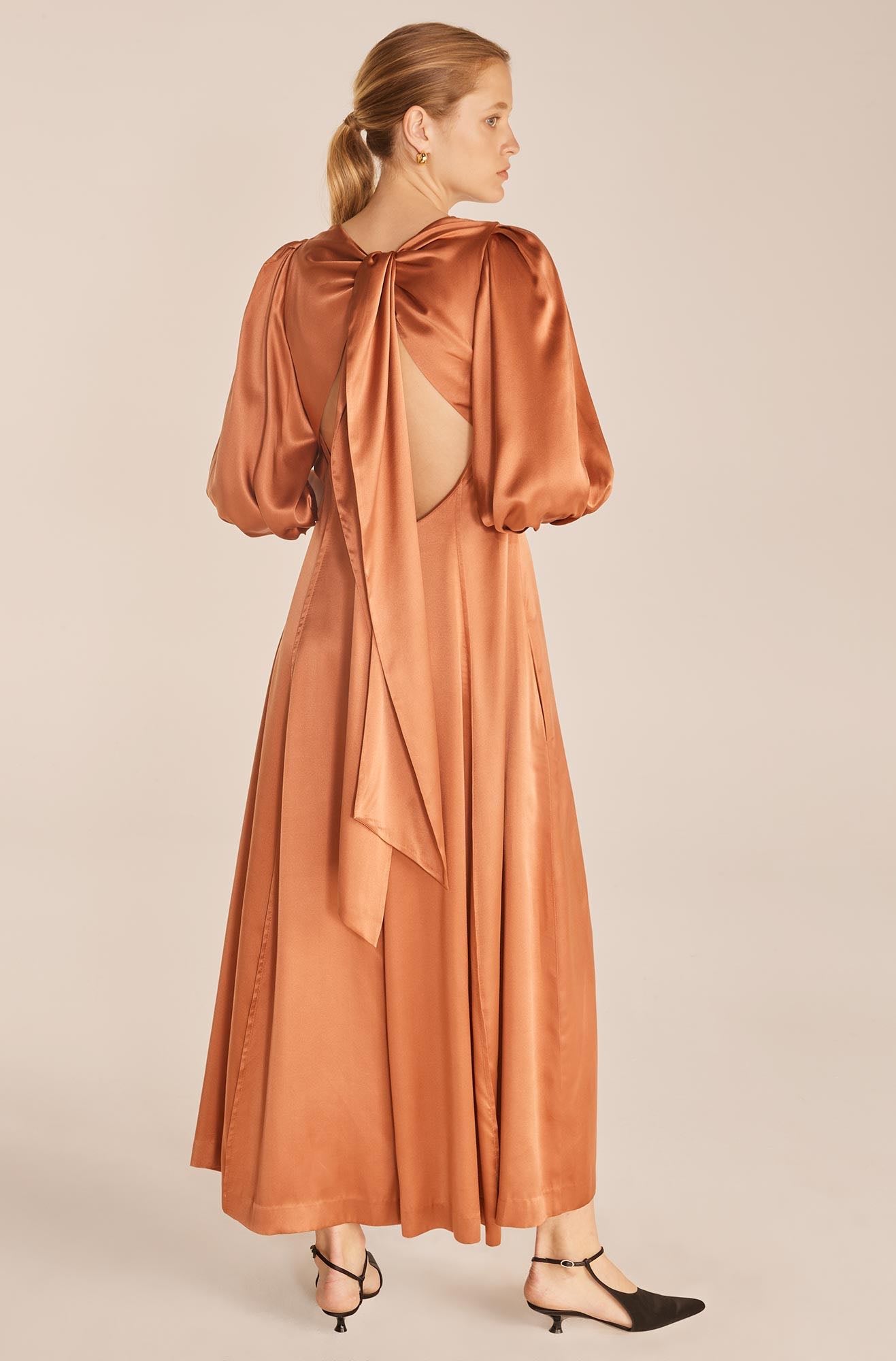 Open Back Dress | Auburn