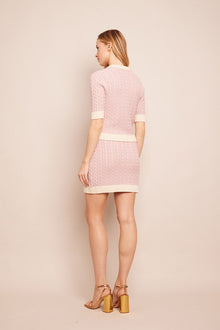 Cleobelle Skirt | Pink Cable