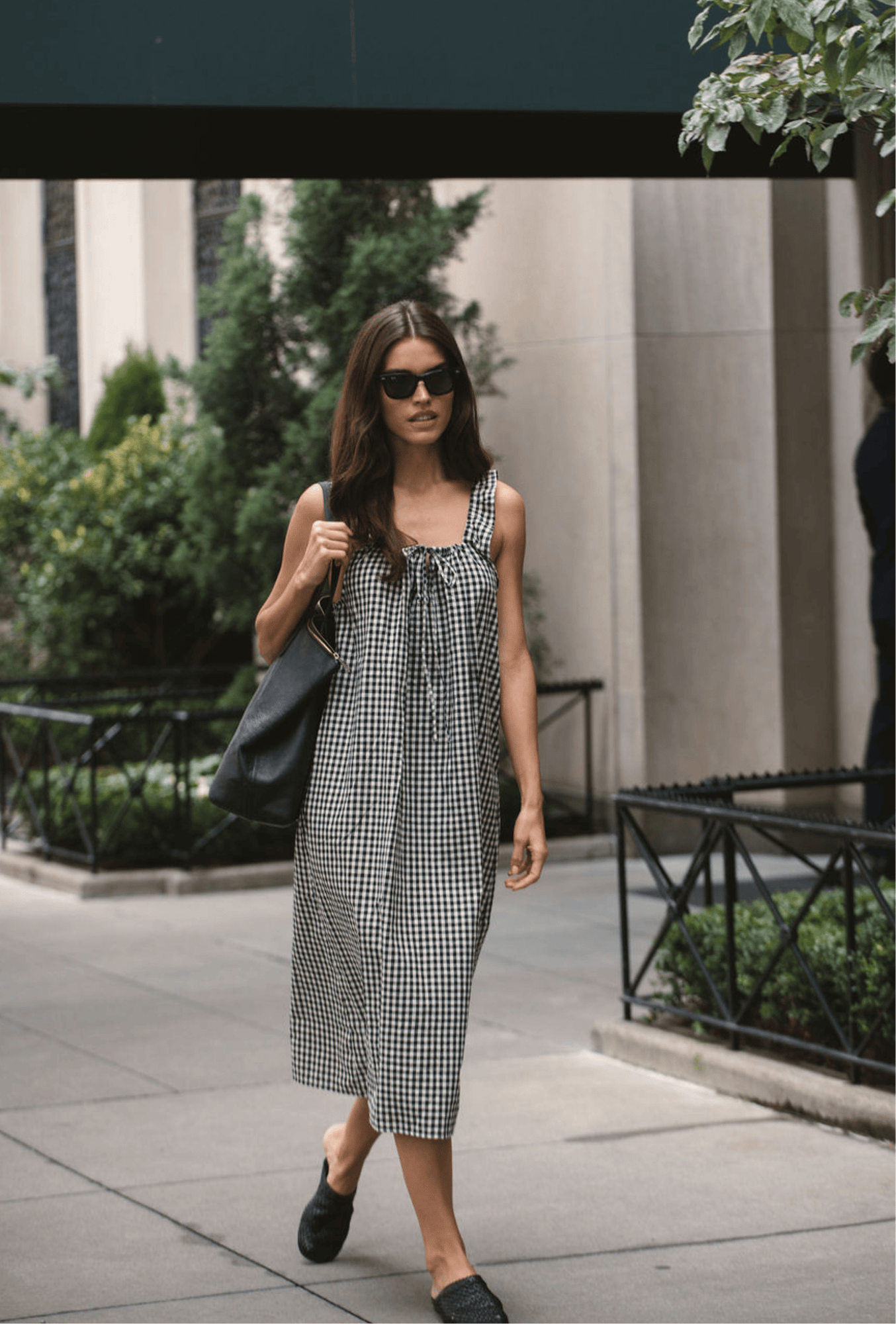 The Sienna Midi Dress | Tuxedo Plaid