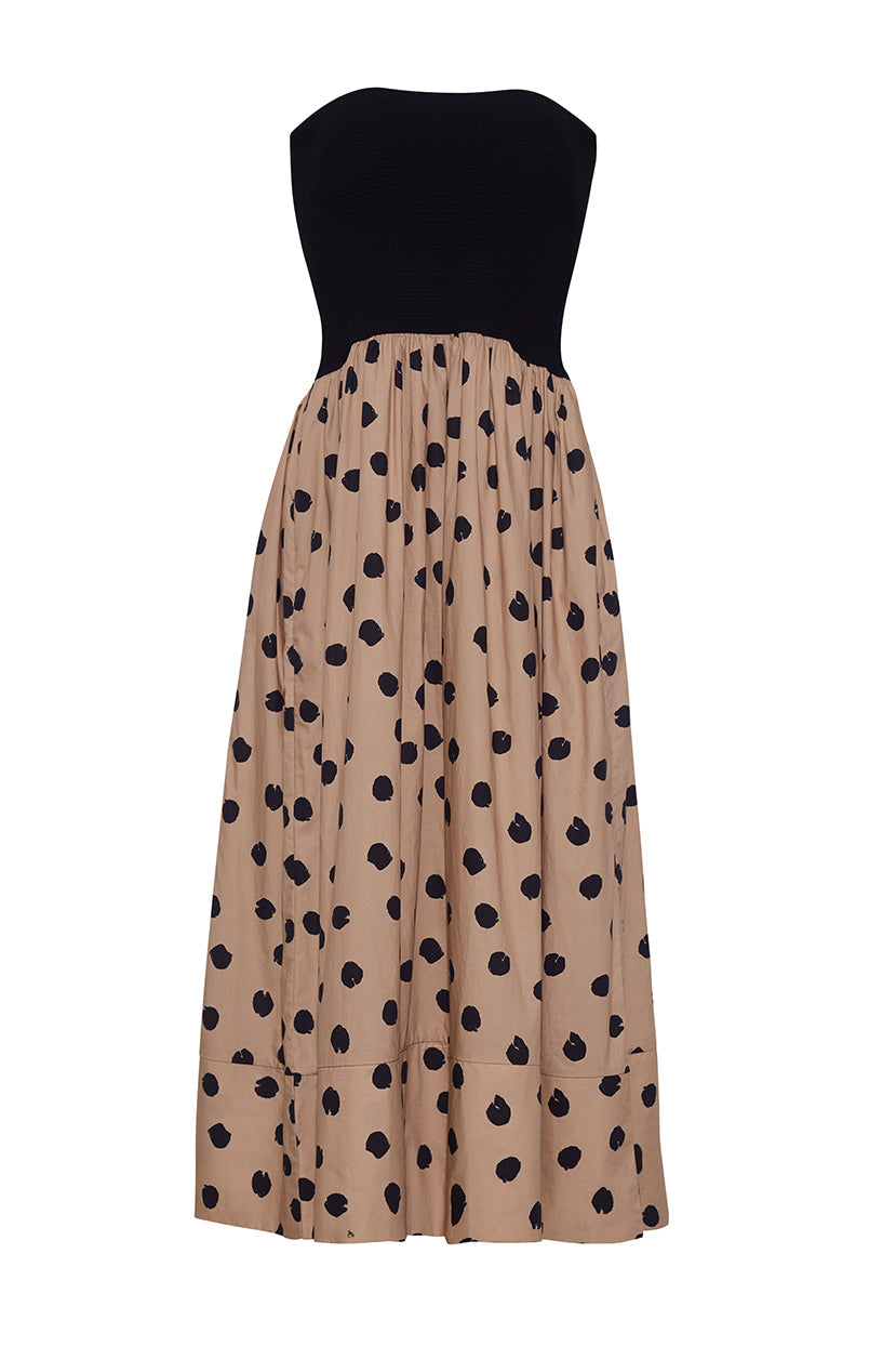 Cynthia Dress | Spot Ginger Root