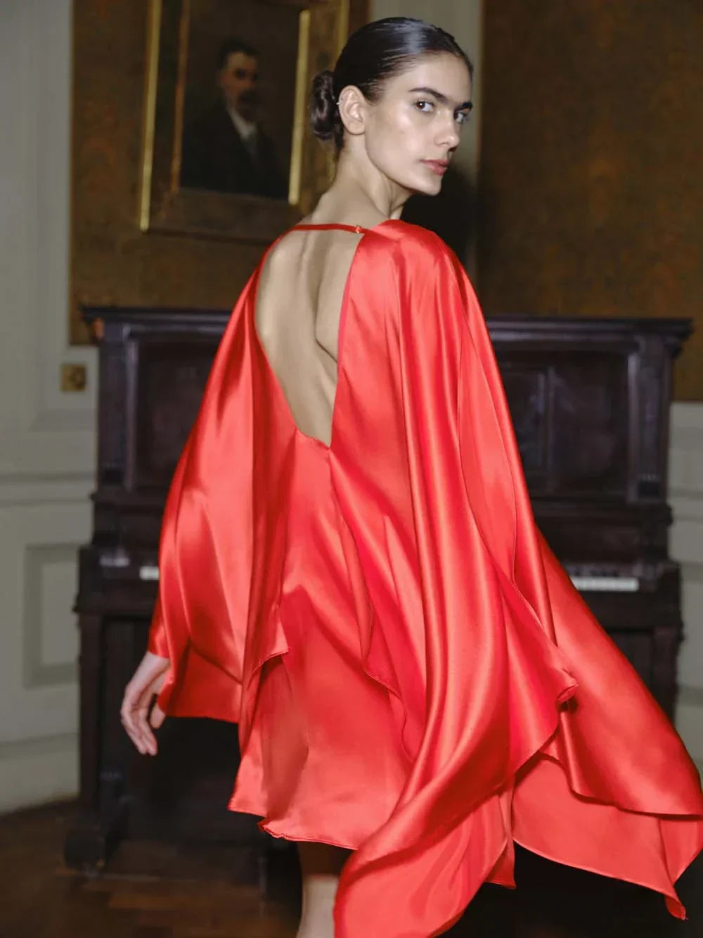 Pietro Mini Dress | Vivid Red
