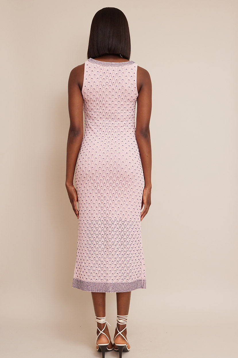 Zelda Dress | Pointelle Pink