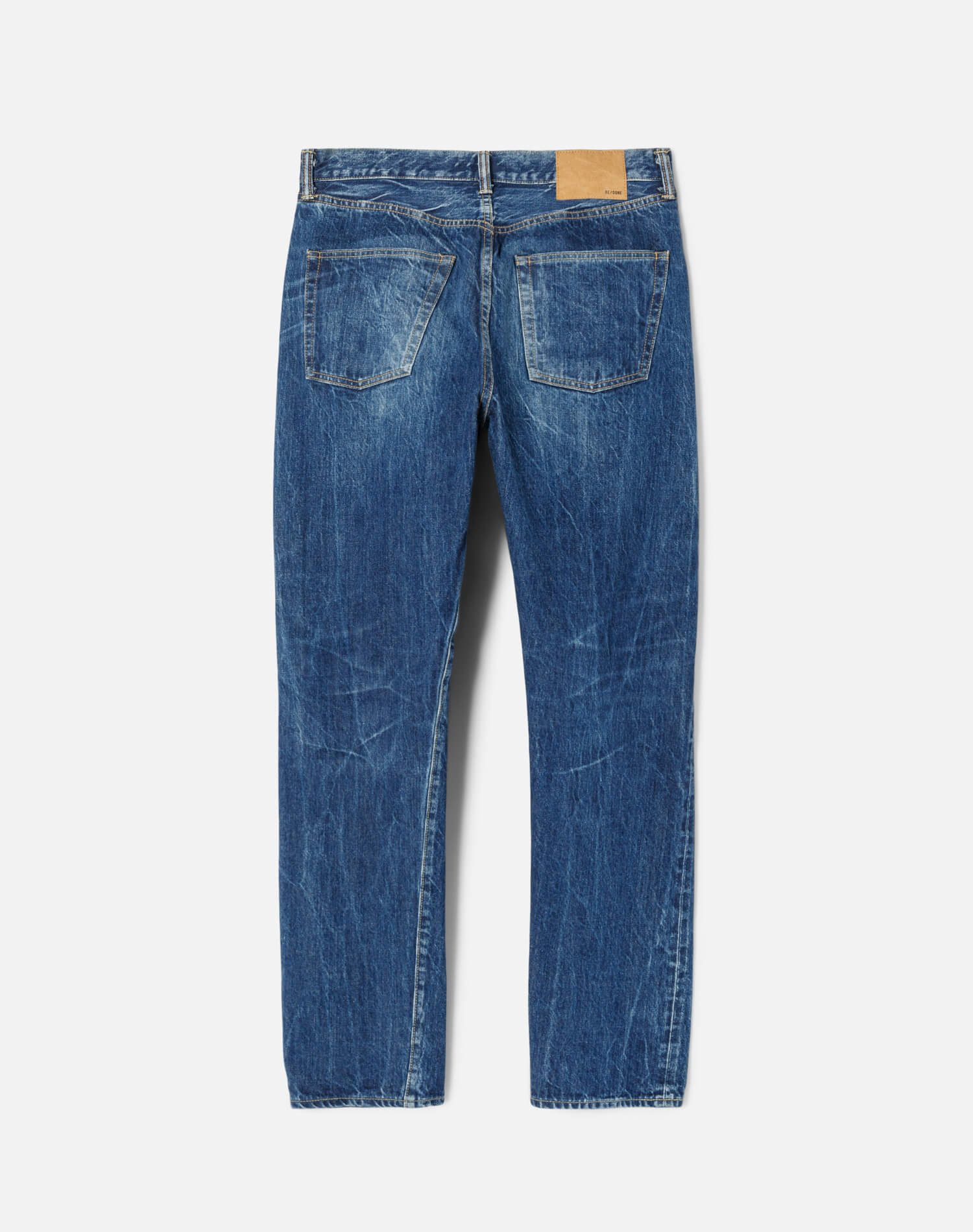 Mens | 1966 Selvedge Slim Jean | Premium Dark Worn