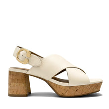 Pura Sandal Platform | Eggnog Faux Nappa