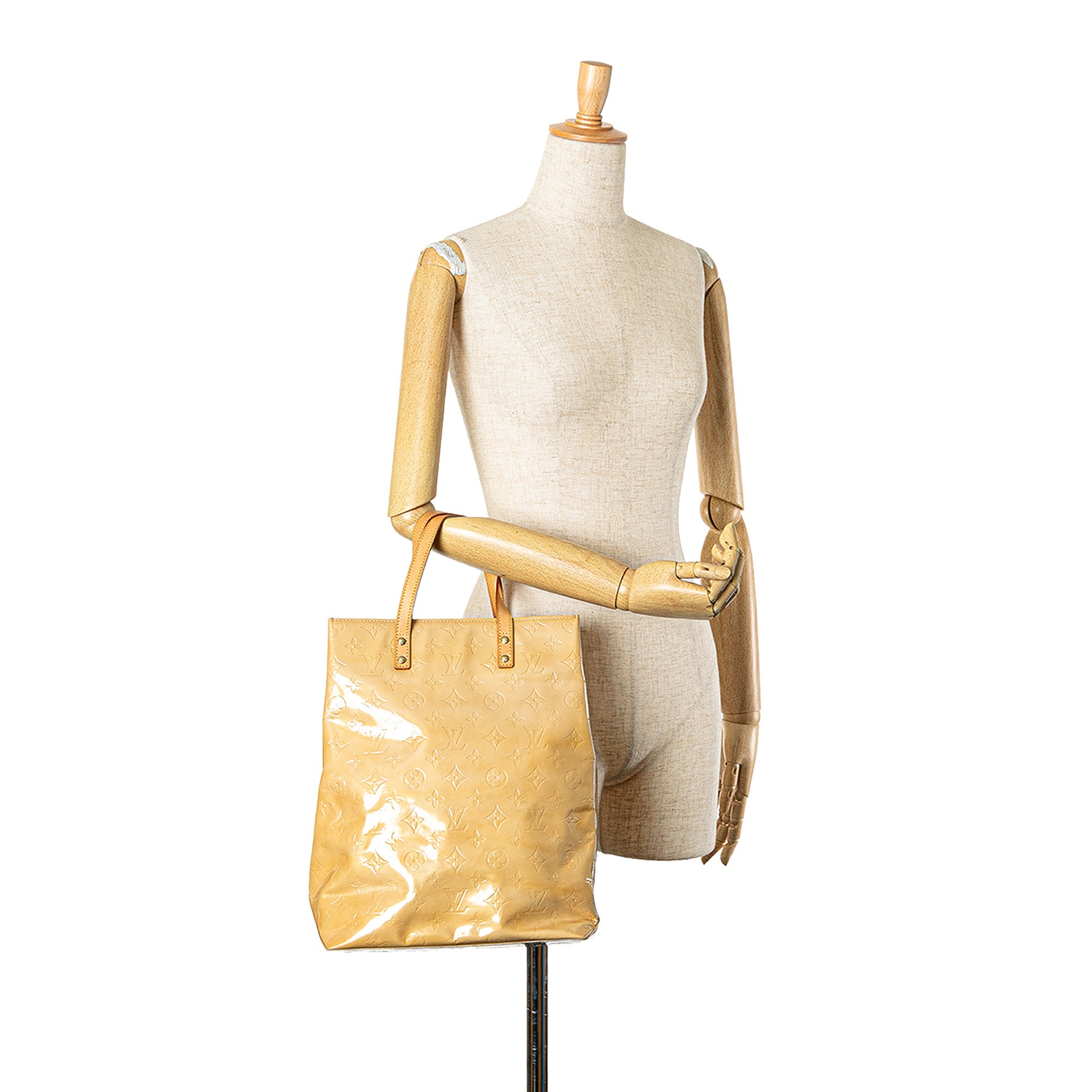 Louis Vuitton | Pre-Owned Monogram Vernis Reade MM | Brown/Beige