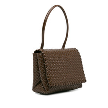 Bottega Veneta | Pre-Owned Intrecciato Patent Patti | Brown/Dark Brown