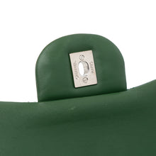 Chanel | Pre-Owned Jumbo Classic Patent Double Flap | Green/Olive Green