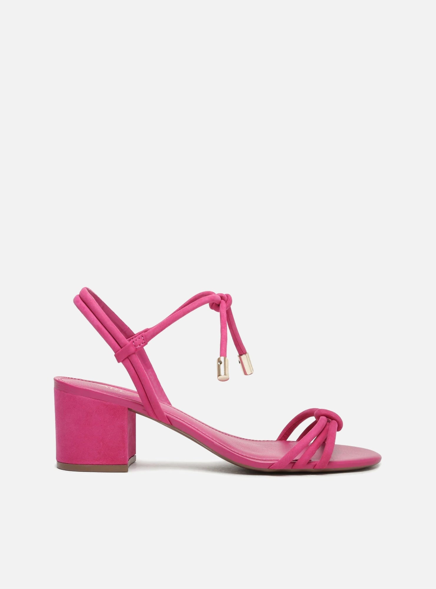 AREZZO | Camila Mid Block Sandal | Pink