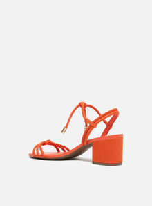 AREZZO | Camila Mid Block Sandal | Orange