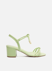 AREZZO | Camila Mid Block Sandal | Green
