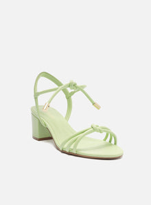 AREZZO | Camila Mid Block Sandal | Green