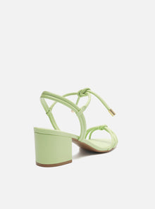 AREZZO | Camila Mid Block Sandal | Green