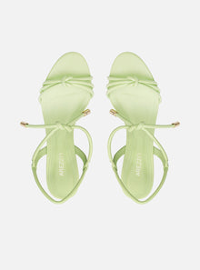 AREZZO | Camila Mid Block Sandal | Green