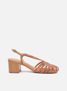 AREZZO | Paola Mid Block Sandal | Multicolor