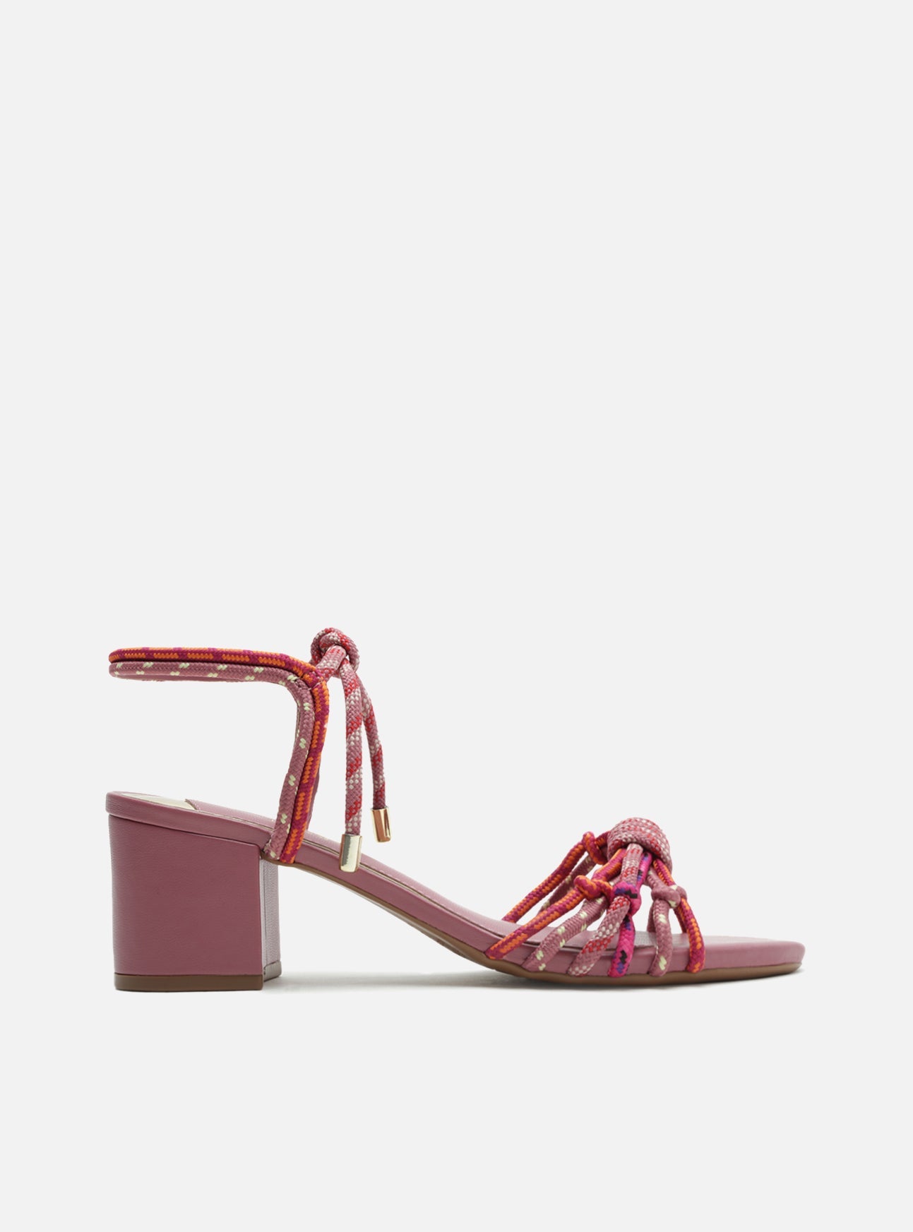 AREZZO | Lillian Mid Block Sandal | Multicolor Pink
