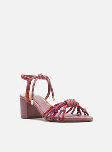 AREZZO | Lillian Mid Block Sandal | Multicolor Pink