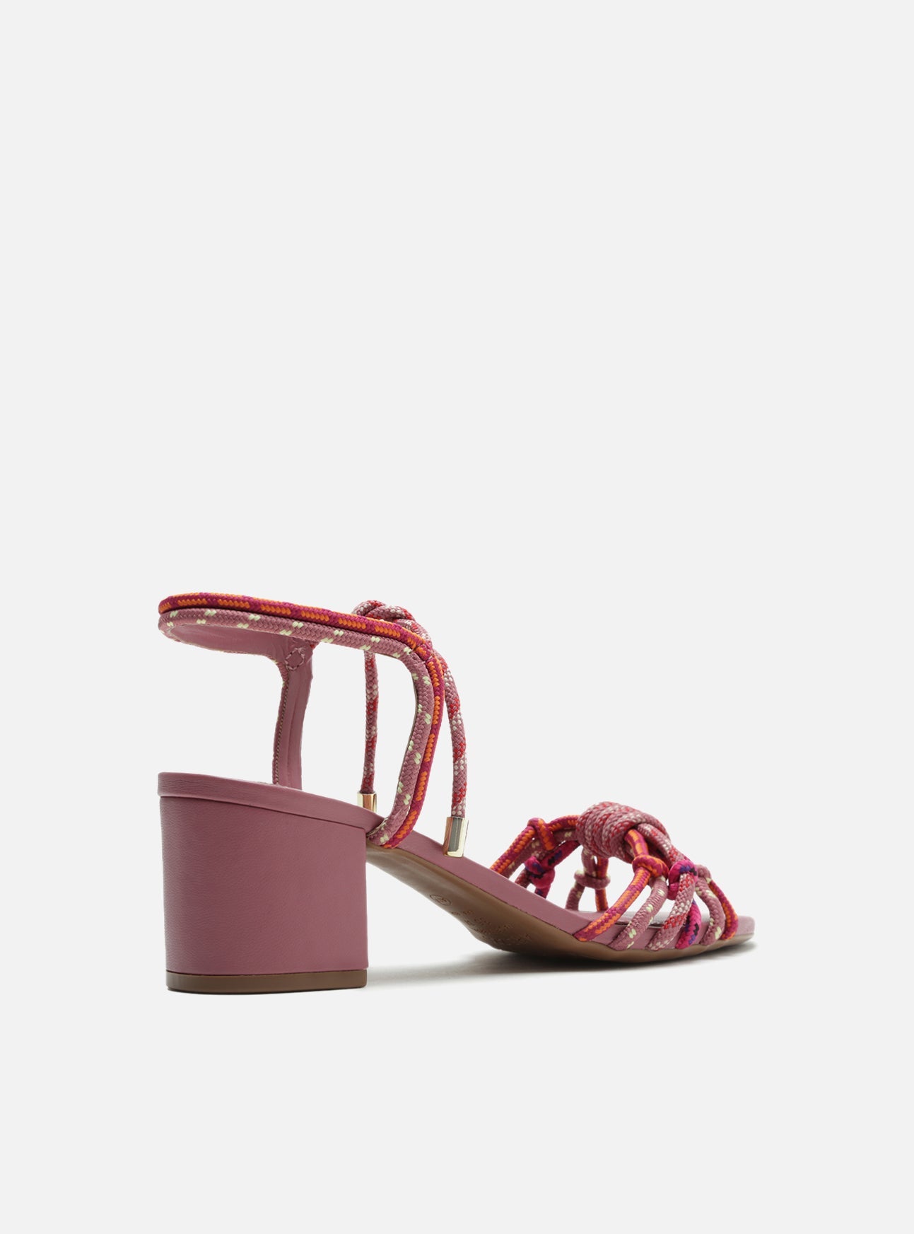 AREZZO | Lillian Mid Block Sandal | Multicolor Pink